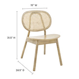 Malina Wood Dining Side Chair by Lefancy