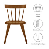 Sutter Wood Dining Side Chair by Lefancy