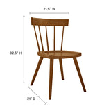 Sutter Wood Dining Side Chair by Lefancy