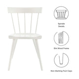 Sutter Wood Dining Side Chair by Lefancy