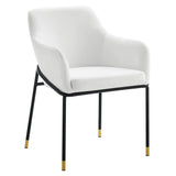 Jovi Performance Velvet Dining Armchair by Lefancy