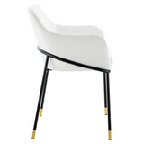 Jovi Performance Velvet Dining Armchair by Lefancy