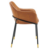 Jovi Vegan Leather Dining Chair by Lefancy