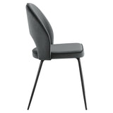 Nico Performance Velvet Dining Chair Set of 2 by Lefancy