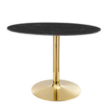 Verne 42" Artificial Marble Dining Table by Lefancy