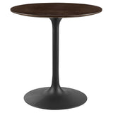 Lippa 28" Round Wood Grain Dining Table by Lefancy