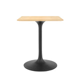 Lippa 24” Square Wood Dining Table by Lefancy