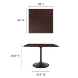 Lippa 40" Wood Dining Table by Lefancy