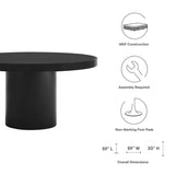 Gratify 60" Round Dining Table by Lefancy