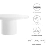 Gratify 60" Round Dining Table by Lefancy