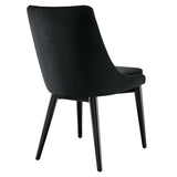 Viscount Performance Velvet Dining Chair by Lefancy