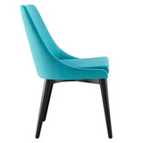 Viscount Performance Velvet Dining Chair by Lefancy