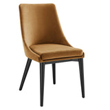 Viscount Performance Velvet Dining Chair by Lefancy