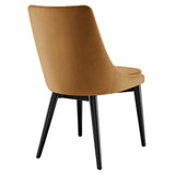 Viscount Performance Velvet Dining Chair by Lefancy