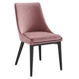 Viscount Performance Velvet Dining Chair by Lefancy