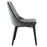 Viscount Performance Velvet Dining Chair by Lefancy