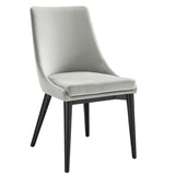 Viscount Performance Velvet Dining Chair by Lefancy