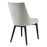 Viscount Performance Velvet Dining Chair by Lefancy