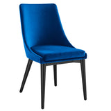 Viscount Performance Velvet Dining Chair by Lefancy