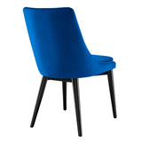 Viscount Performance Velvet Dining Chair by Lefancy