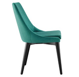 Viscount Performance Velvet Dining Chair by Lefancy