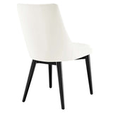 Viscount Performance Velvet Dining Chair by Lefancy