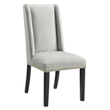 Baron Performance Velvet Dining Chairs Set of 2 by Lefancy