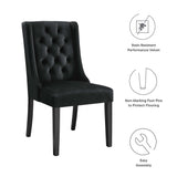 Baronet Performance Velvet Dining Chairs Set of 2 by Lefancy