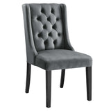 Baronet Performance Velvet Dining Chairs Set of 2 by Lefancy