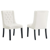 Baronet Performance Velvet Dining Chairs Set of 2 by Lefancy