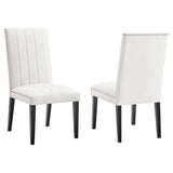 Catalyst Performance Velvet Dining Side Chairs Set of 2 by Lefancy