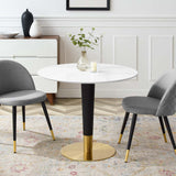 Zinque 36" Dining Table by Lefancy