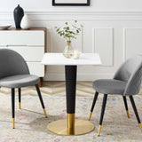 Zinque 24" Square Dining Table by Lefancy