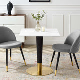 Zinque 28" Square Dining Table by Lefancy