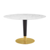 Zinque 47" Artificial Marble Dining Table by Lefancy