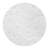 Zinque 47" Artificial Marble Dining Table by Lefancy