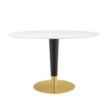 Zinque 48" Oval Dining Table by Lefancy