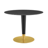 Zinque 40" Artificial Marble Dining Table by Lefancy