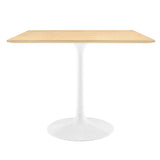 Lippa 36" Square Wood Grain Dining Table   by Lefancy