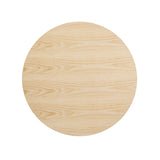 Lippa 36" Round Wood Grain Dining Table by Lefancy