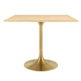 Lippa 36" Square Wood Dining Table   by Lefancy