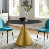 Tupelo 47" Artificial Marble Dining Table by Lefancy