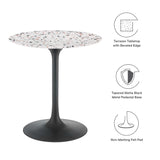 Lippa 28" Round Terrazzo Dining Table by Lefancy