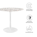 Lippa 36" Round Terrazzo Dining Table by Lefancy