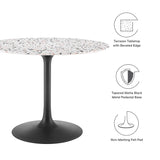 Lippa 40" Round Terrazzo Dining Table by Lefancy