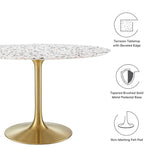 Lippa 48" Round Terrazzo Dining Table by Lefancy