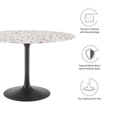 Lippa 48" Round Terrazzo Dining Table by Lefancy