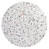 Zinque 47" Round Terrazzo Dining Table by Lefancy