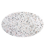 Zinque 60" Oval Terrazzo Dining Table by Lefancy