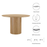 Senja 47" Round Dining Table by Lefancy